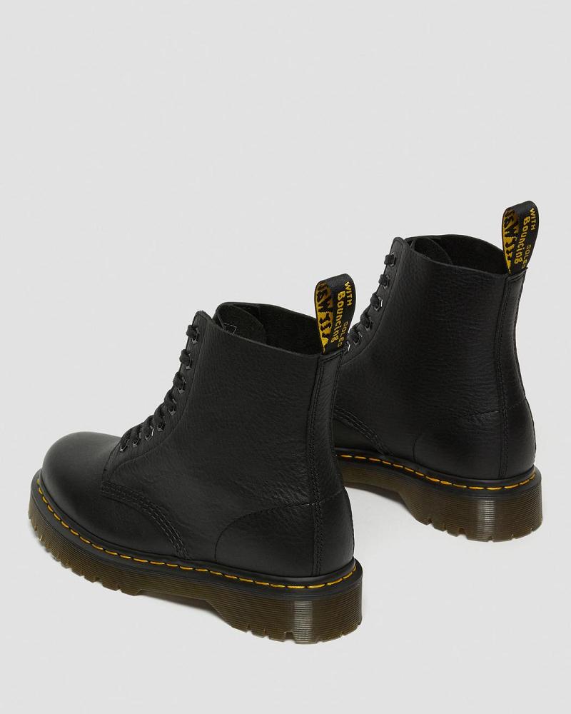 Men's Dr Martens 1460 Pascal Bex Leather Lace Up Boots Black | AU 524OKI